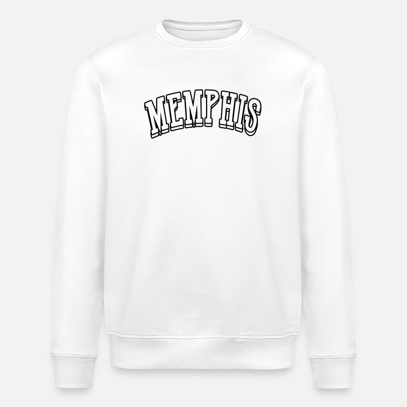 Maillot de Memphis - Sweat bio ROLLER Stanley/Stella Unisexe - blanc