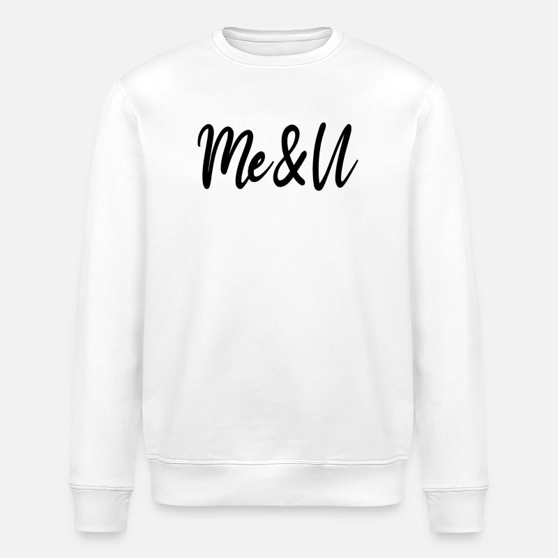Ich und Du - Stanley/Stella Unisex Bio-Sweatshirt ROLLER - Weiß