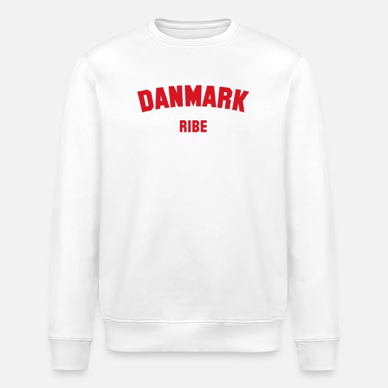RIBE Denmark Dänemark - Stanley/Stella ROLLER Unisex Organic Sweatshirt - white