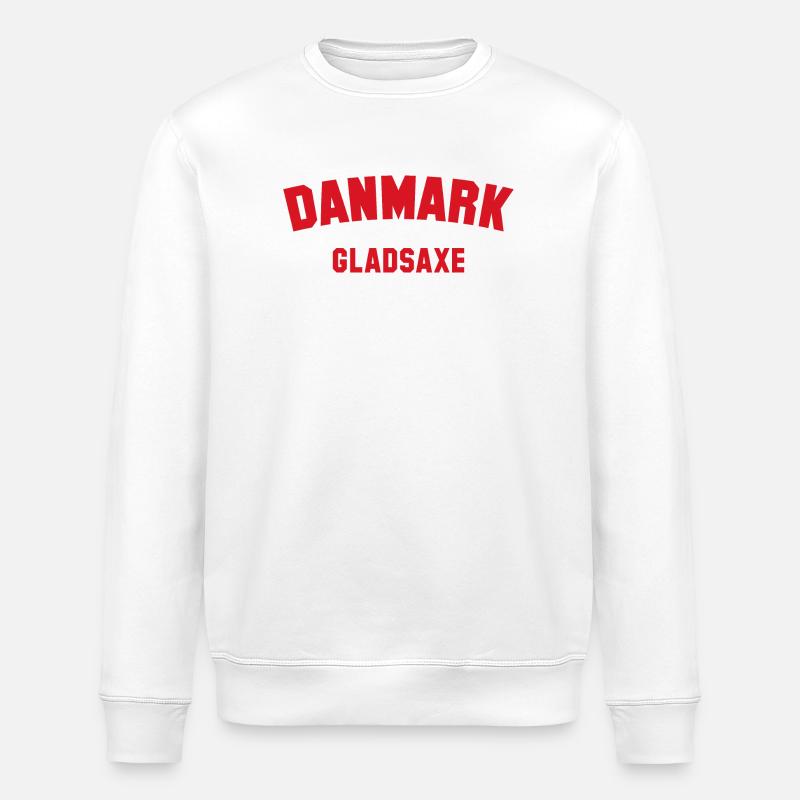 GLADSAXE Danmark Dänemark - Stanley/Stella Unisex Bio-Sweatshirt ROLLER - Weiß