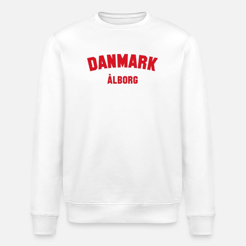 ALBORG Danmark Denmark - Stanley/Stella ROLLER Unisex Organic Sweatshirt - white