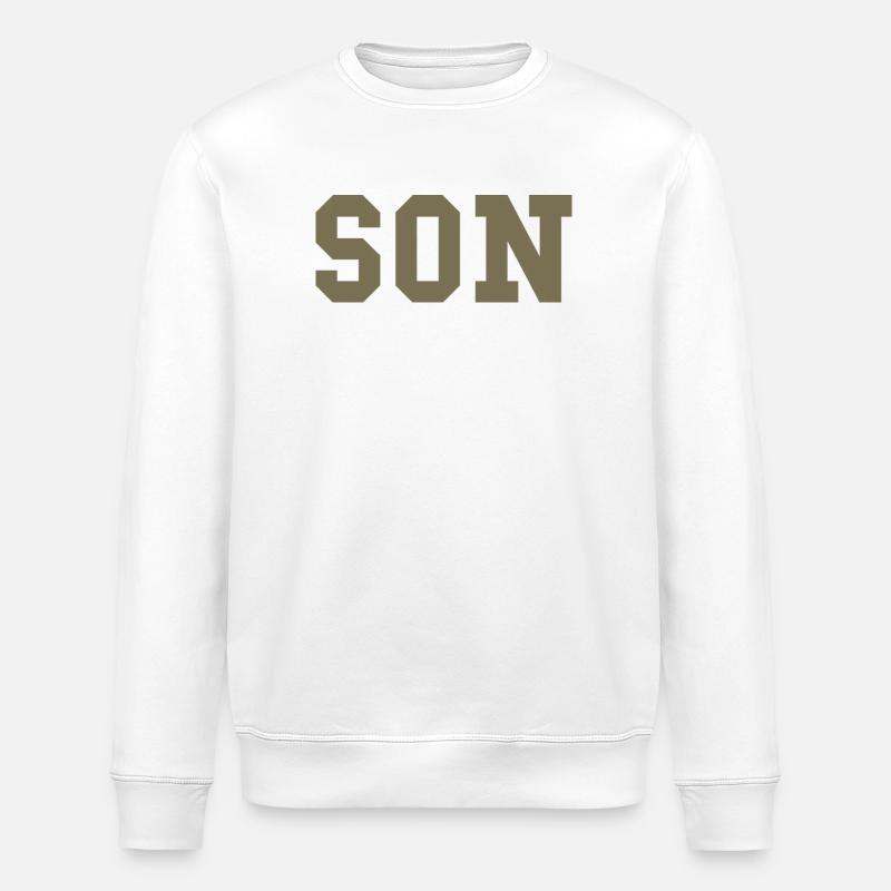 SON – College Style Statement - Stanley/Stella Unisex Bio-Sweatshirt ROLLER - Weiß