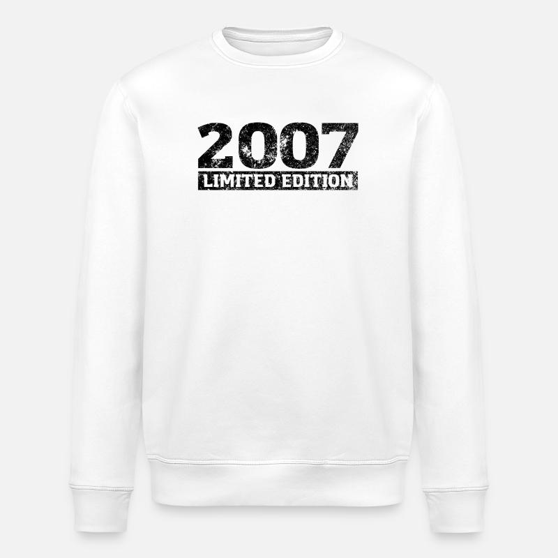Edition Limitée 2007 Anniversaire Millésime 2007 - Sweat bio ROLLER Stanley/Stella Unisexe - blanc