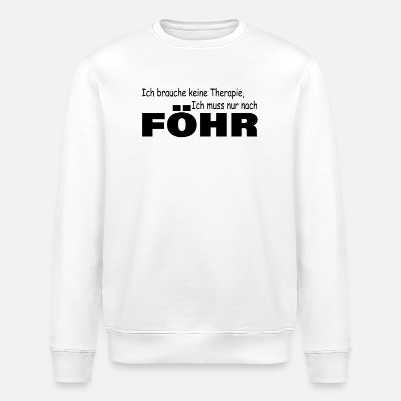 Therapie FÖHR - Stanley/Stella Unisex Bio-Sweatshirt ROLLER - Weiß