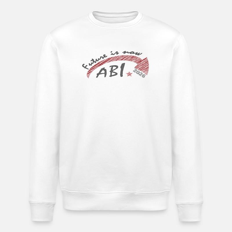 Abitur 2026 - Sweat bio ROLLER Stanley/Stella Unisexe - blanc