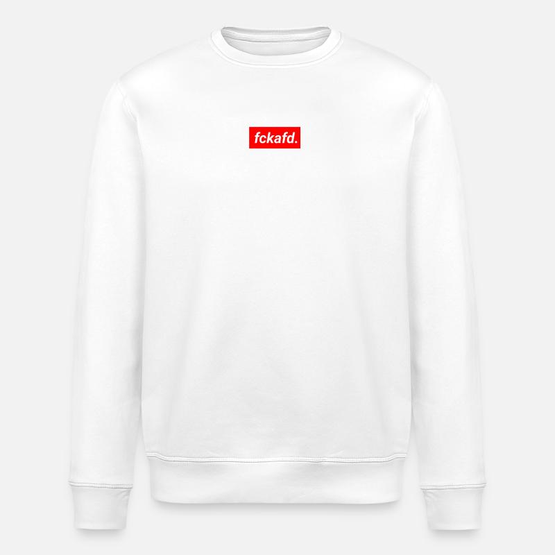 fckafd - Stanley/Stella Unisex Bio-Sweatshirt ROLLER - Weiß