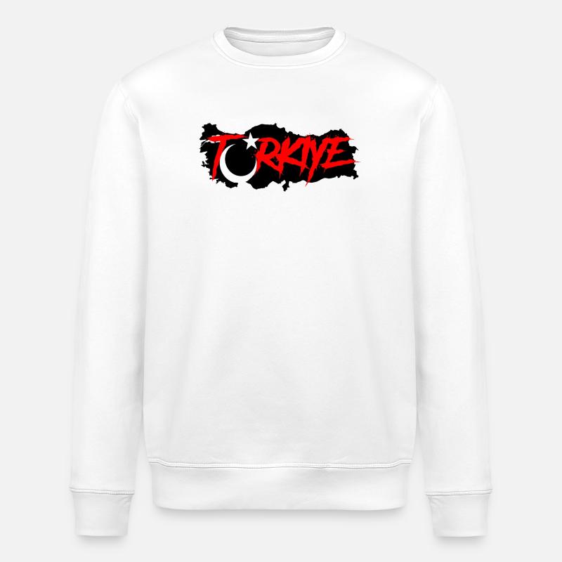 Turkey World Cup - Stanley/Stella ROLLER Unisex Organic Sweatshirt - white