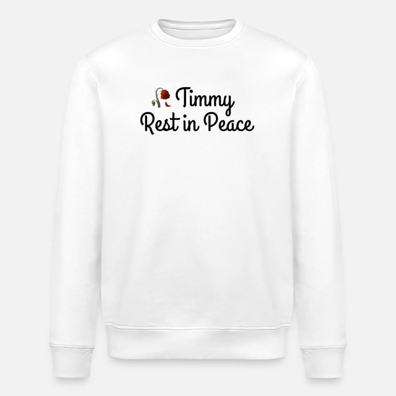 Timmy, repose en paix, baleine - Sweat bio ROLLER Stanley/Stella Unisexe - blanc