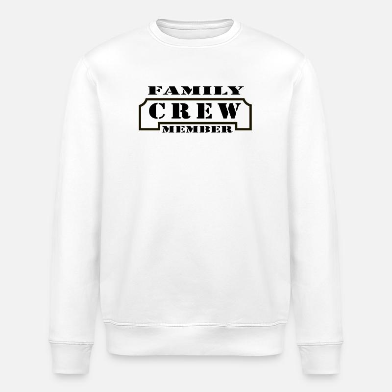 Family Crew Member - Sweat bio ROLLER Stanley/Stella Unisexe - blanc