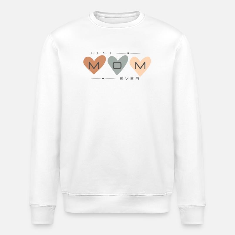 Meilleure maman de tous les temps - Sweat bio ROLLER Stanley/Stella Unisexe - blanc