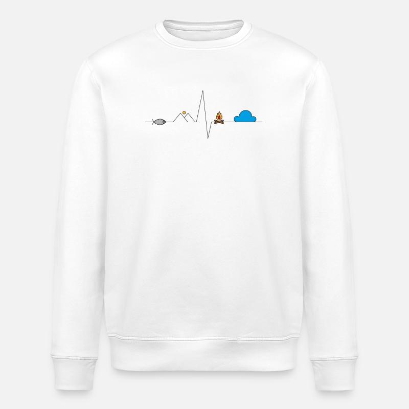 Adventure - Stanley/Stella ROLLER Unisex Organic Sweatshirt - white