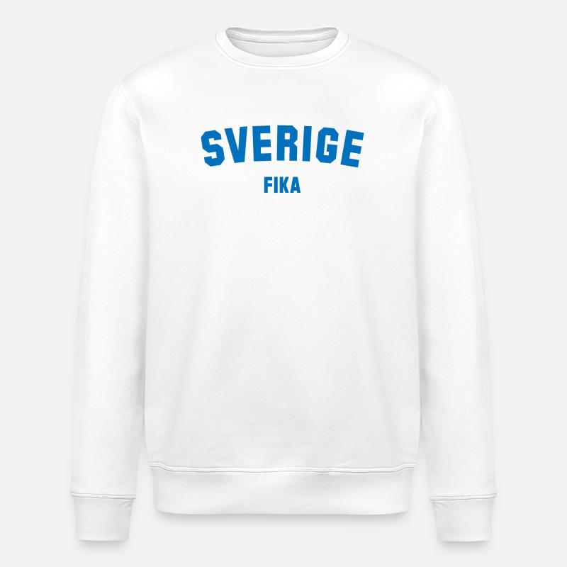 FIKA Sweden Schweden - Stanley/Stella Unisex Bio-Sweatshirt ROLLER - Weiß