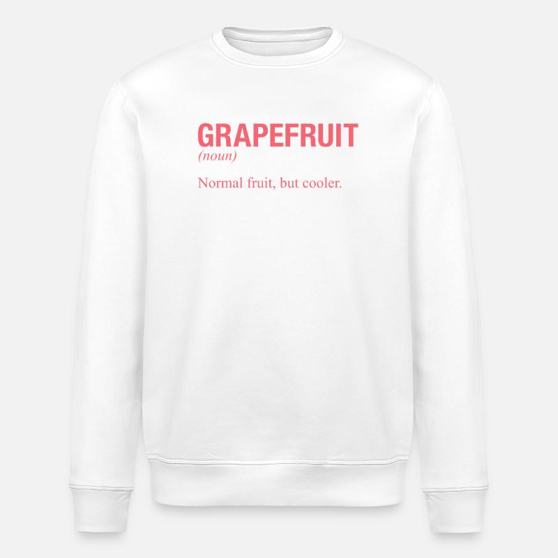 PAMPLEMOUSSE Pampelmuse - Sweat bio ROLLER Stanley/Stella Unisexe - blanc