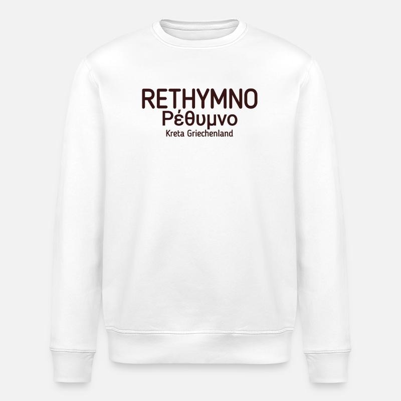 Kreta Rethymno - Stanley/Stella Unisex Bio-Sweatshirt ROLLER - Weiß