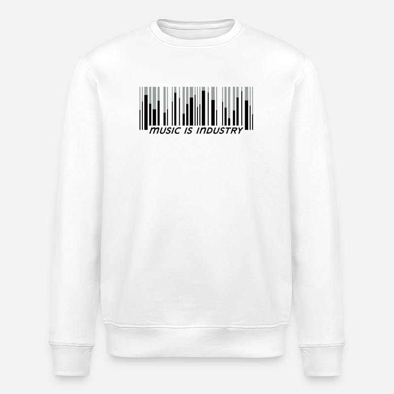 La musique, c’est l’industrie - Sweat bio ROLLER Stanley/Stella Unisexe - blanc