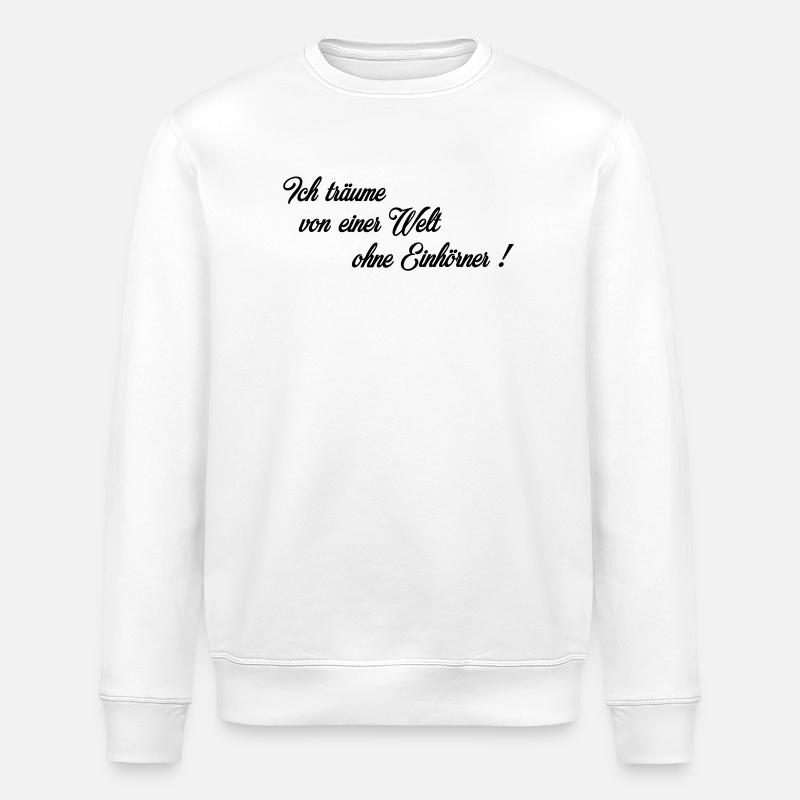 Un monde sans auditeurs - Sweat bio ROLLER Stanley/Stella Unisexe - blanc