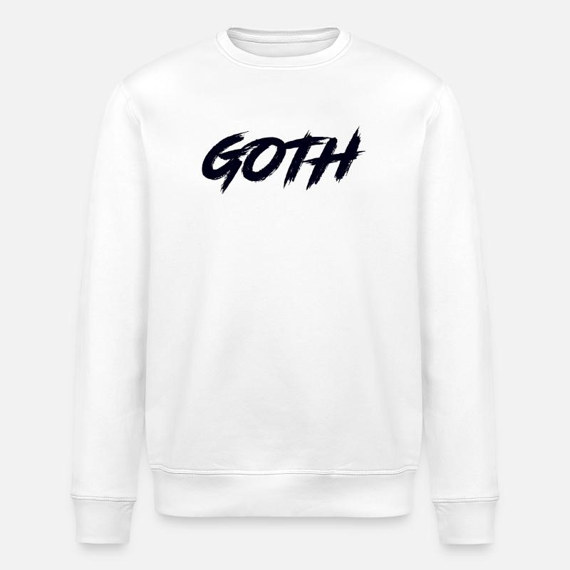 Goth - Stanley/Stella ROLLER Unisex Organic Sweatshirt - white