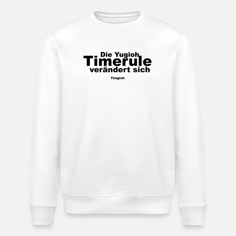 The new timerule - Stanley/Stella ROLLER Unisex Organic Sweatshirt - white