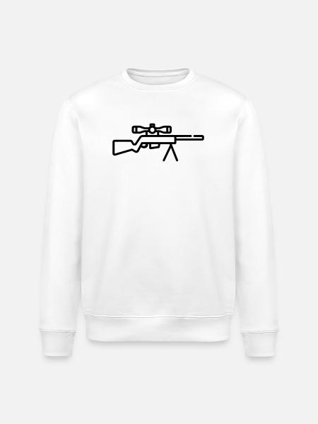 sniper - Stanley/Stella ROLLER Unisex Organic Sweatshirt - white