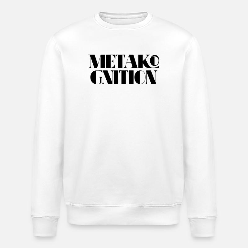 MetaCognition - Stanley/Stella ROLLER Unisex Organic Sweatshirt - white