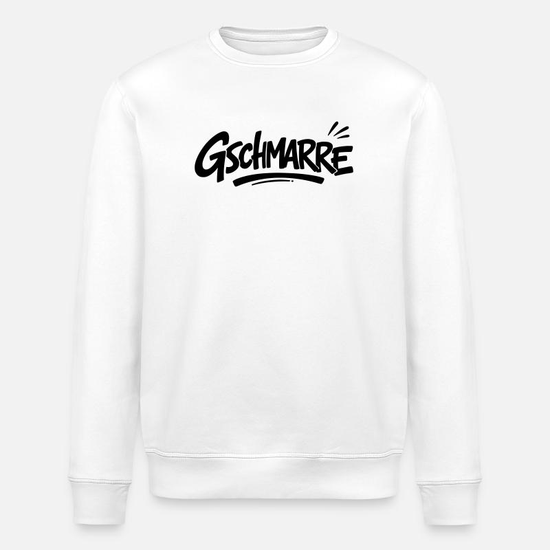 Gschmarre - Stanley/Stella Unisex Bio-Sweatshirt ROLLER - Weiß