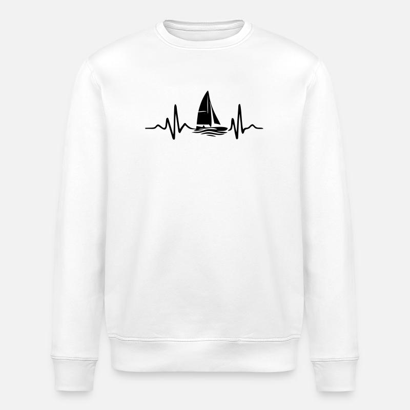 Voile - Sweat bio ROLLER Stanley/Stella Unisexe - blanc