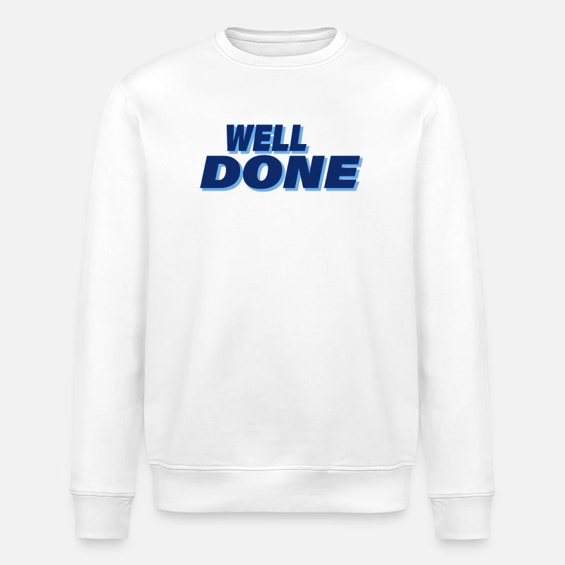 WELL DONE - Stanley/Stella Unisex Bio-Sweatshirt ROLLER - Weiß