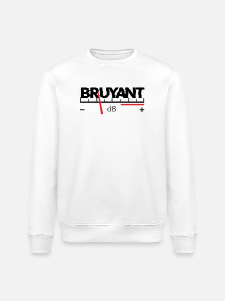 Bruyant - Sweat bio ROLLER Stanley/Stella Unisexe - blanc