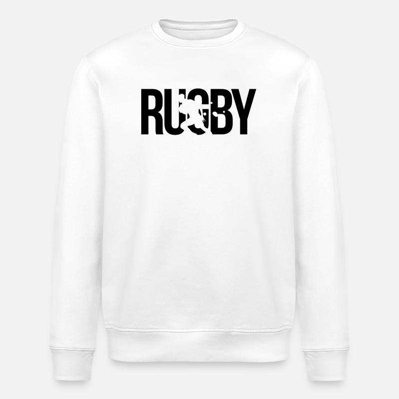 rugby - Sweat bio ROLLER Stanley/Stella Unisexe - blanc