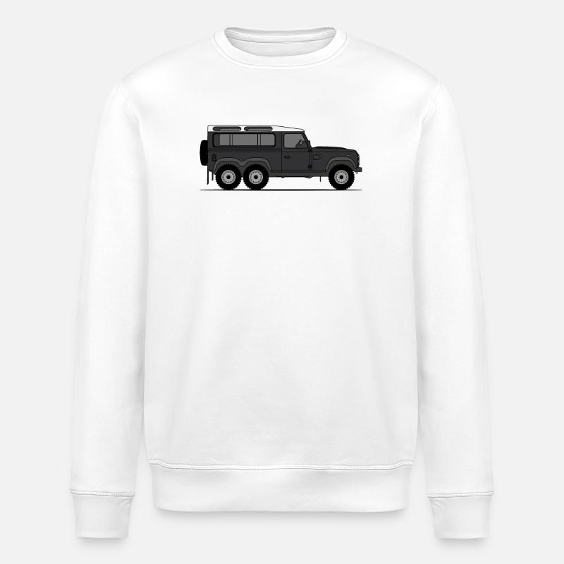 Defender 6x6 Noir - Sweat bio ROLLER Stanley/Stella Unisexe - blanc