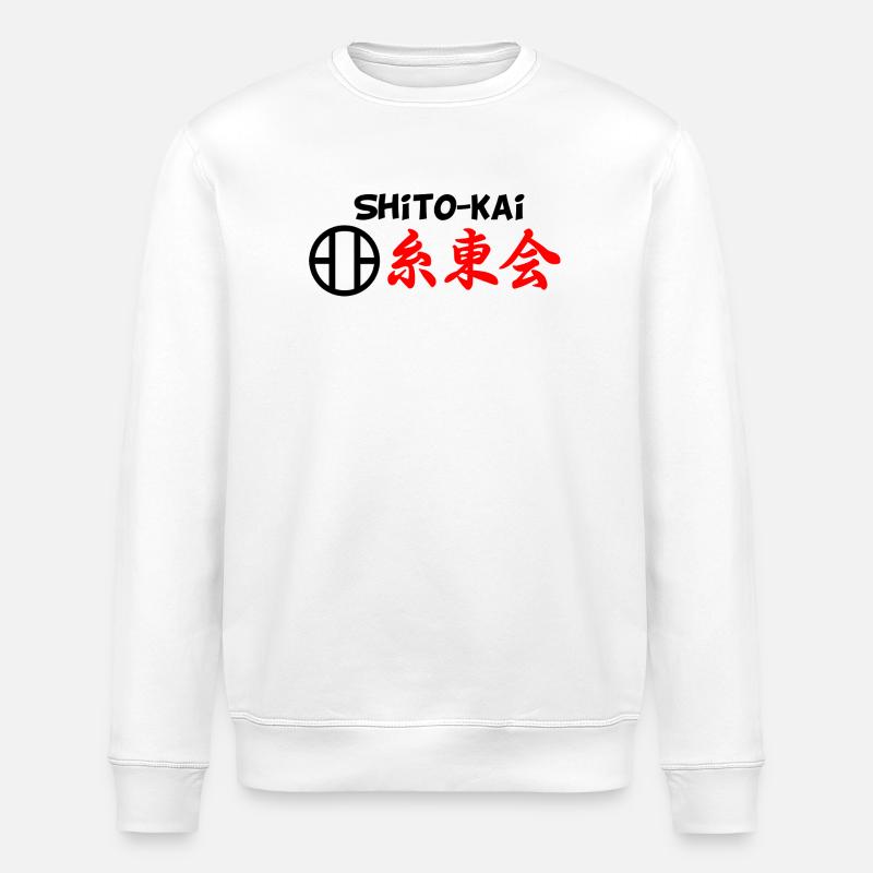 Shito kai karate emblem SHITO-KAI - Stanley/Stella ROLLER Unisex Organic Sweatshirt - white