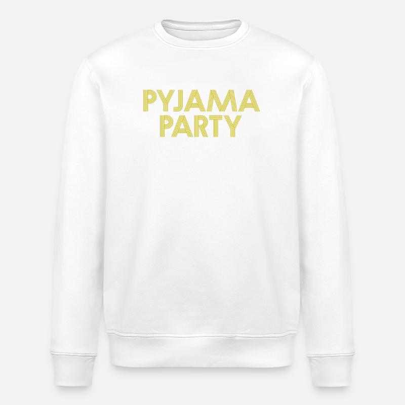 PYJAMA PARTY Bademantel - Stanley/Stella Unisex Bio-Sweatshirt ROLLER - Weiß