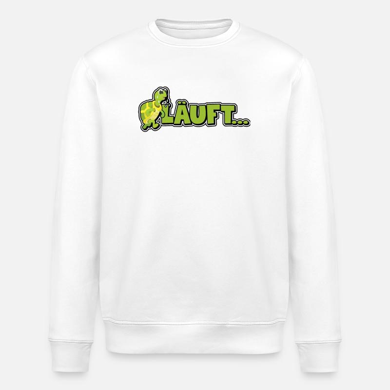 Läuft... - Schildkröte - Stanley/Stella Unisex Bio-Sweatshirt ROLLER - Weiß