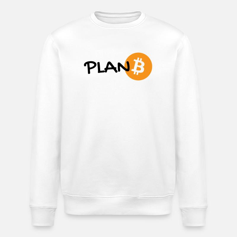 plan B - bitcoin Plan Bitcoin - Hoodl - Sweat bio ROLLER Stanley/Stella Unisexe - blanc