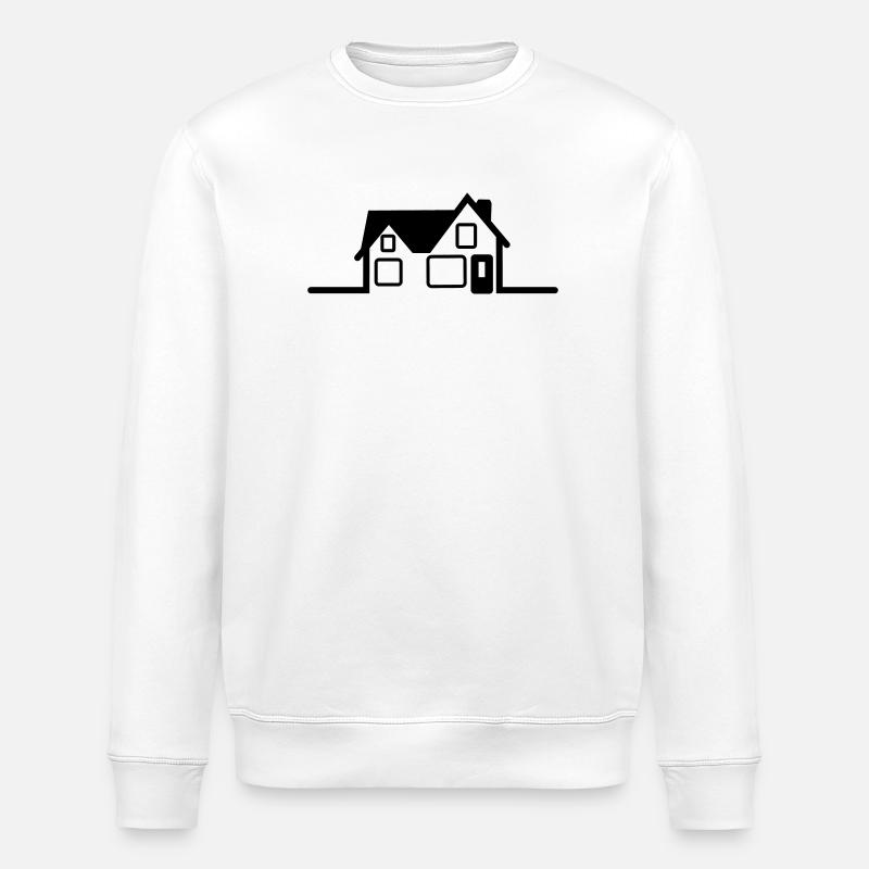 Logo des Hauses - Stanley/Stella Unisex Bio-Sweatshirt ROLLER - Weiß