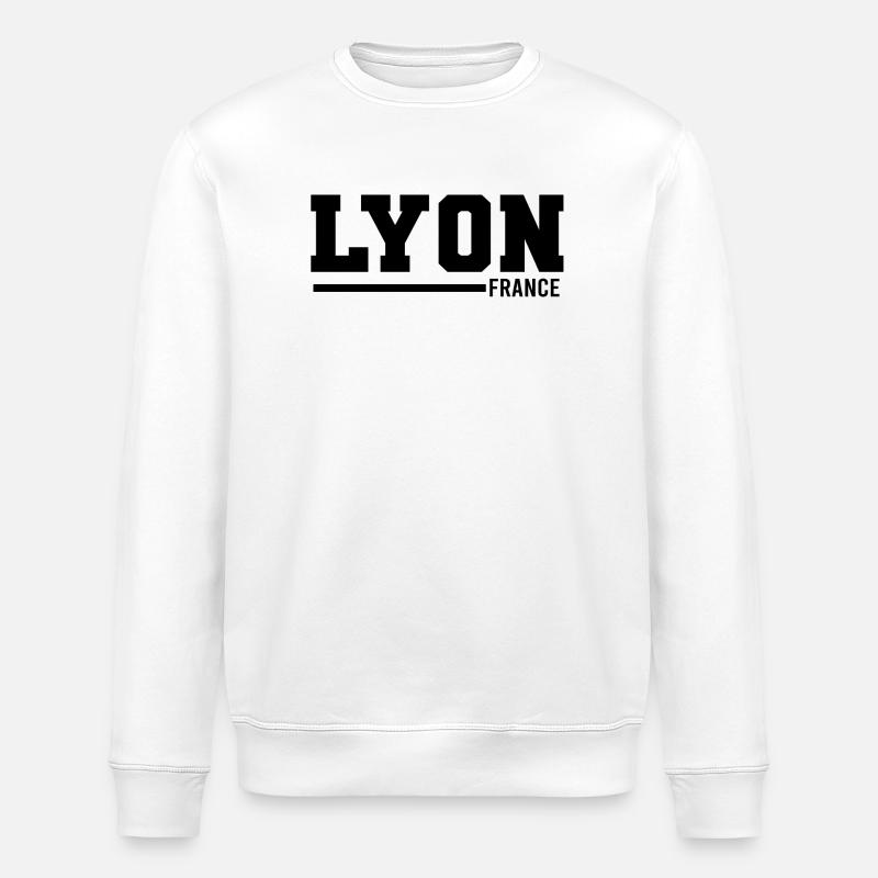 Lyon | France - Sweat bio ROLLER Stanley/Stella Unisexe - blanc