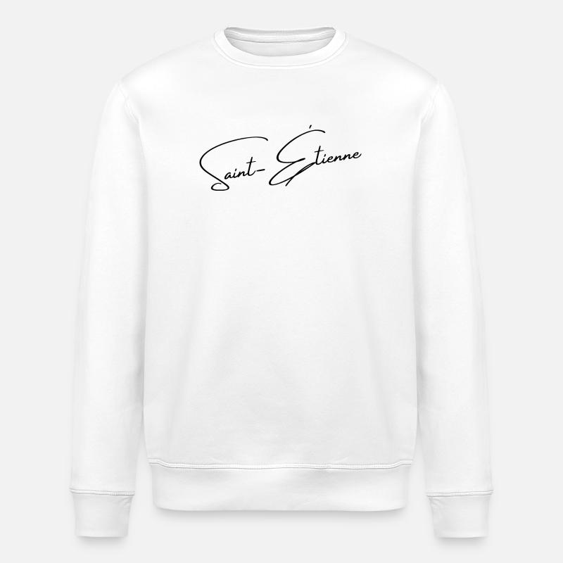 Saint-Étienne - Geschenk - Hollywood - Stanley/Stella Unisex Bio-Sweatshirt ROLLER - Weiß