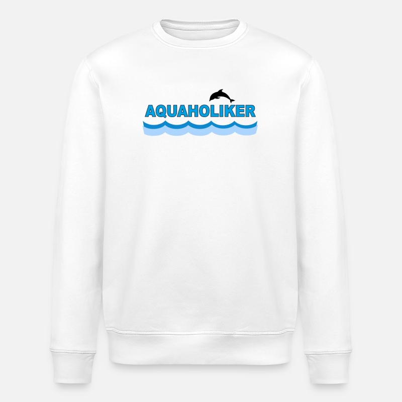 AQUAHOLIKER - Stanley/Stella Unisex Bio-Sweatshirt ROLLER - Weiß
