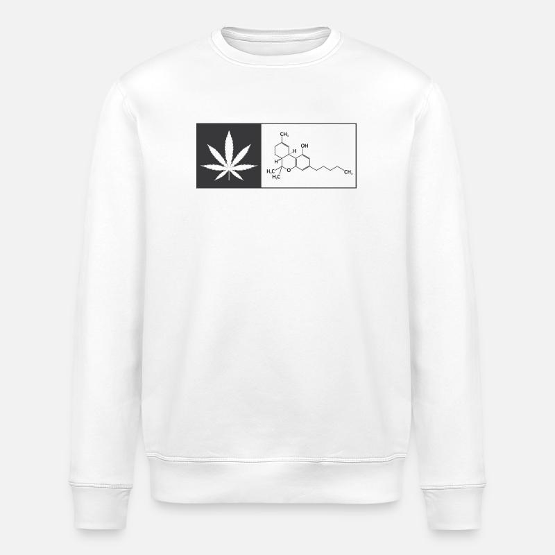 THC - Stanley/Stella Unisex Bio-Sweatshirt ROLLER - Weiß