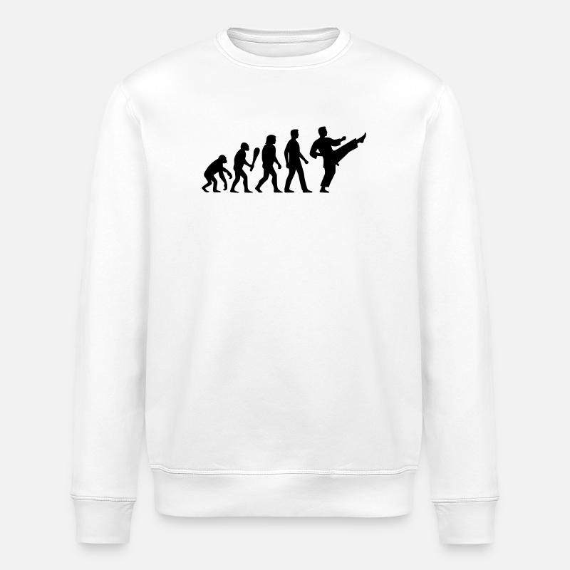 Karate Evolution - Stanley/Stella ROLLER Unisex Organic Sweatshirt - white