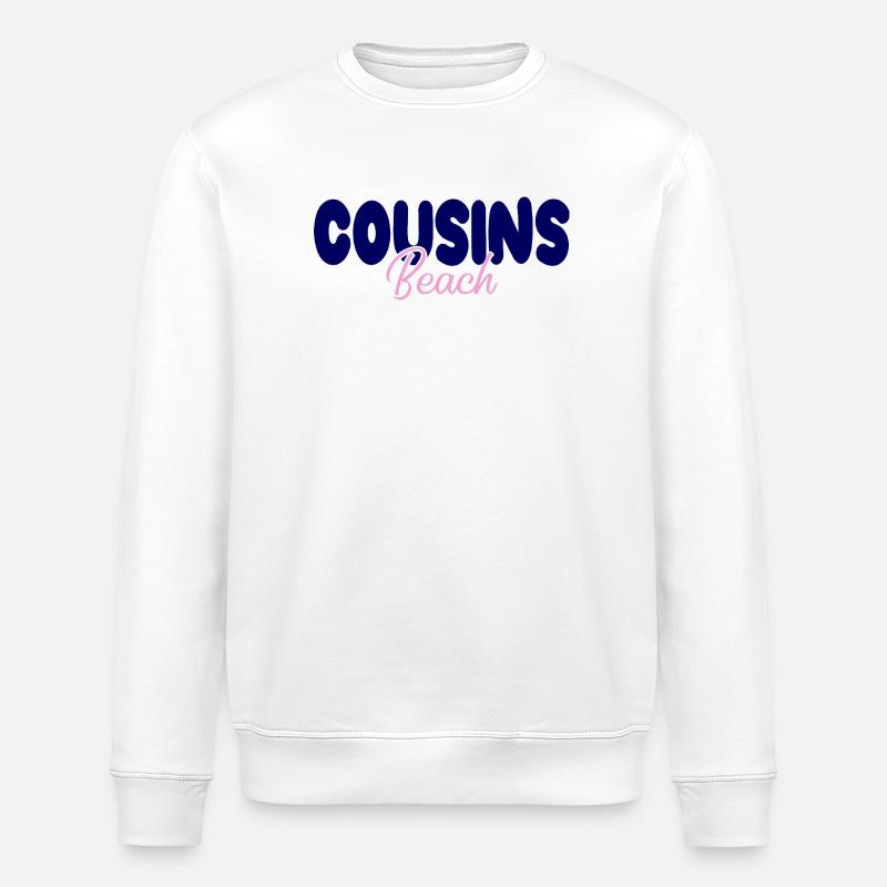 Cousins Beach – Bold & Soft - Stanley/Stella Unisex Bio-Sweatshirt ROLLER - Weiß