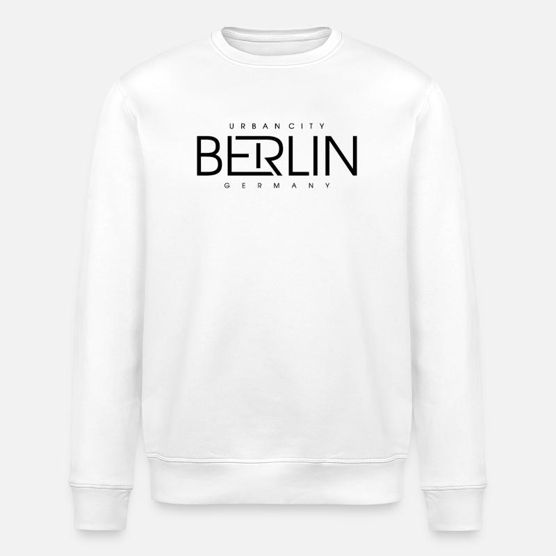 Berlin, Deutschland - Stanley/Stella Unisex Bio-Sweatshirt ROLLER - Weiß