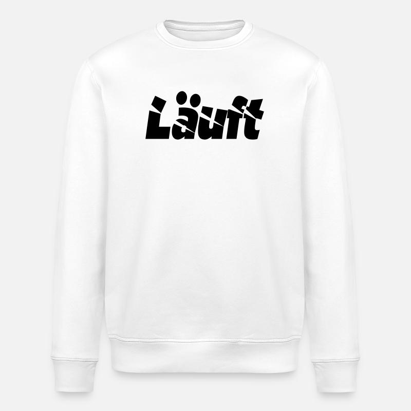 Runs - Stanley/Stella ROLLER Unisex Organic Sweatshirt - white