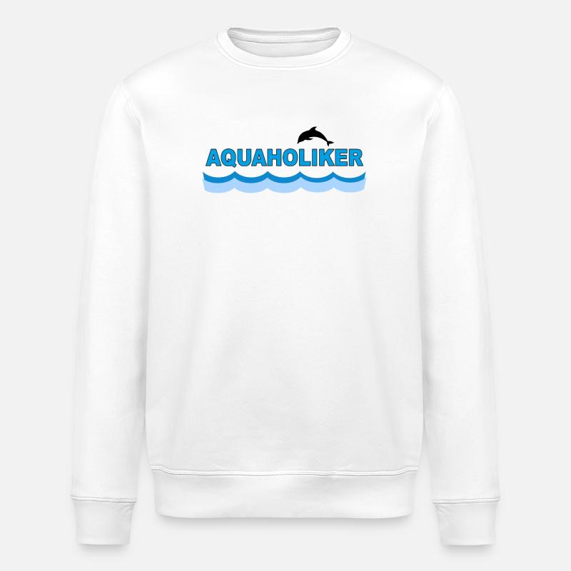 AQUAHOLIKER - Stanley/Stella Unisex Bio-Sweatshirt ROLLER - Weiß