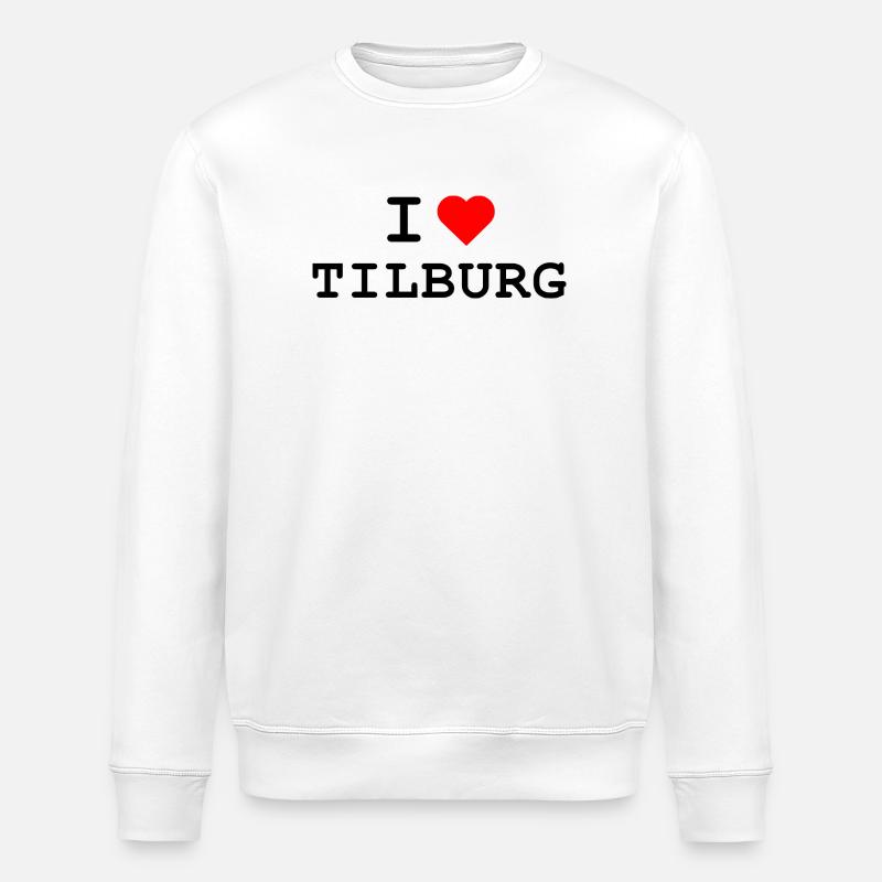 J’adore Tilburg - Ich liebe Tilburg - Sweat bio ROLLER Stanley/Stella Unisexe - blanc