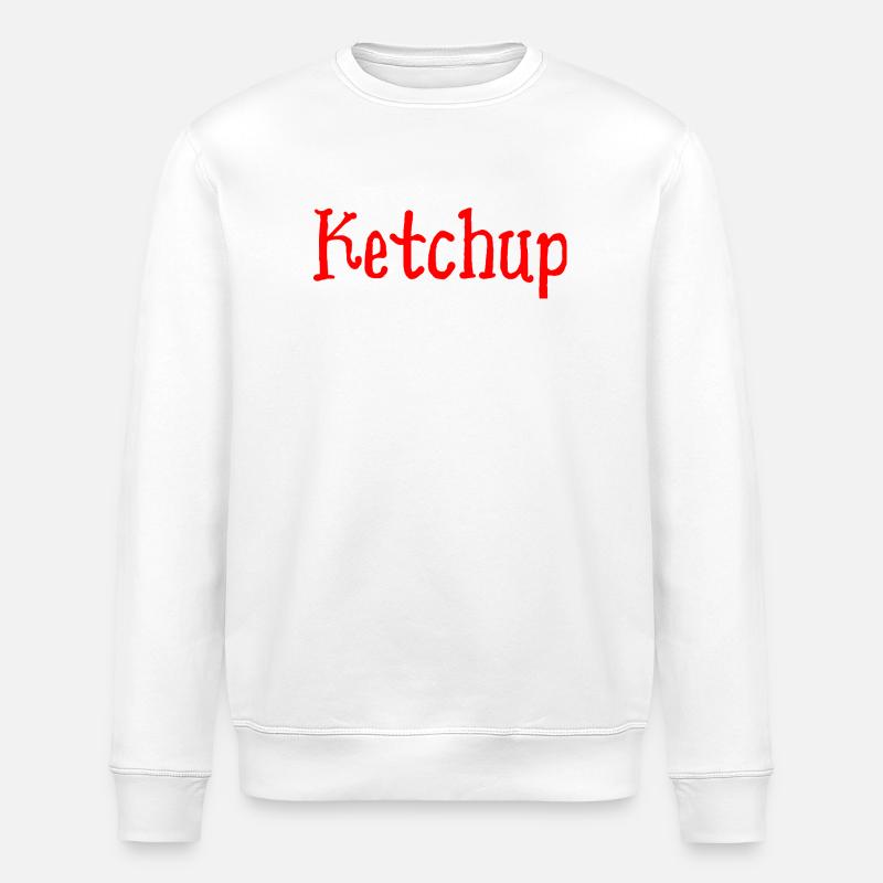 Ketchup - Sweat bio ROLLER Stanley/Stella Unisexe - blanc