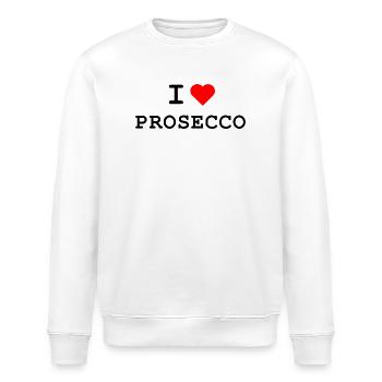 I love Prosecco - Ich liebe Prosecco - Stanley/Stella Unisex Bio-Sweatshirt ROLLER - Weiß - Vorne - Nik (191cm)