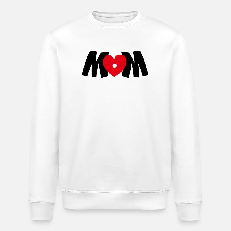 Maman Cœur - Sweat bio ROLLER Stanley/Stella Unisexe - blanc