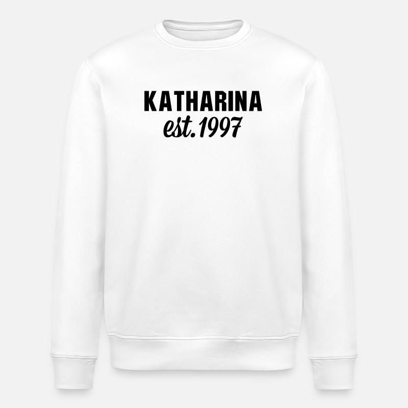 Katharina est 1997 - Stanley/Stella Unisex Bio-Sweatshirt ROLLER - Weiß