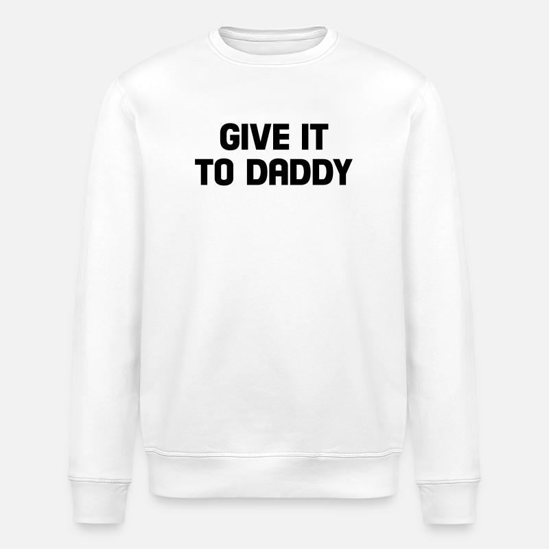 donner à papa - Sweat bio ROLLER Stanley/Stella Unisexe - blanc